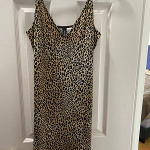 Animal print mini dress from H&M size S